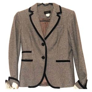 J Crew Grey Wool Blazer